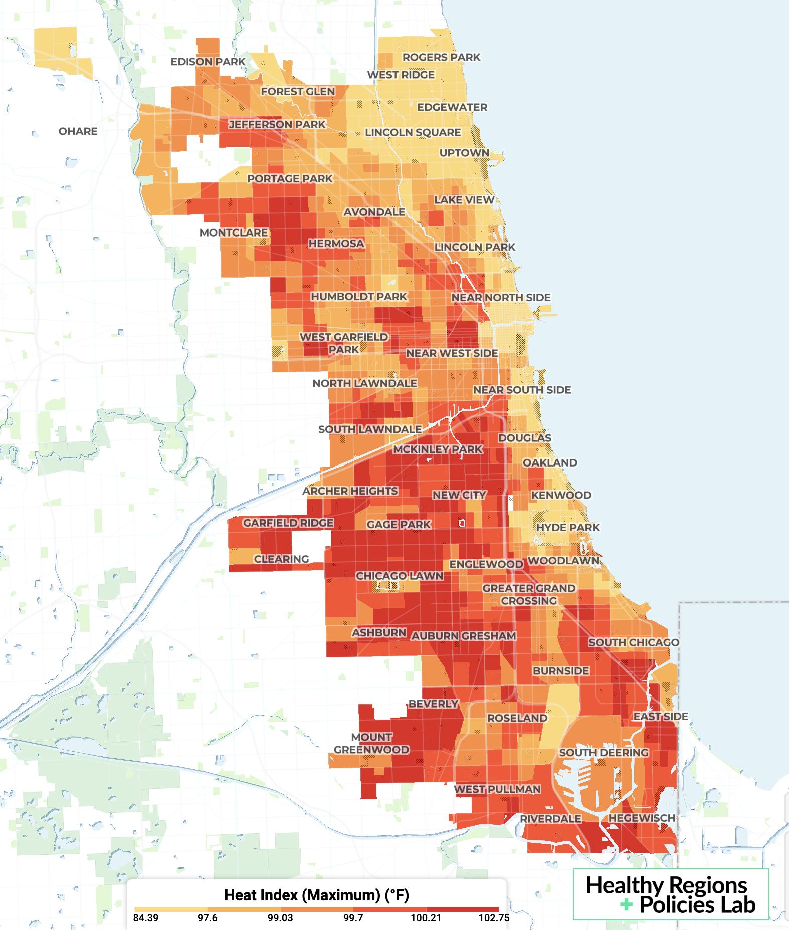 Chicago Bad Neighborhoods Map Last Fall, CDOT Published Its Annual